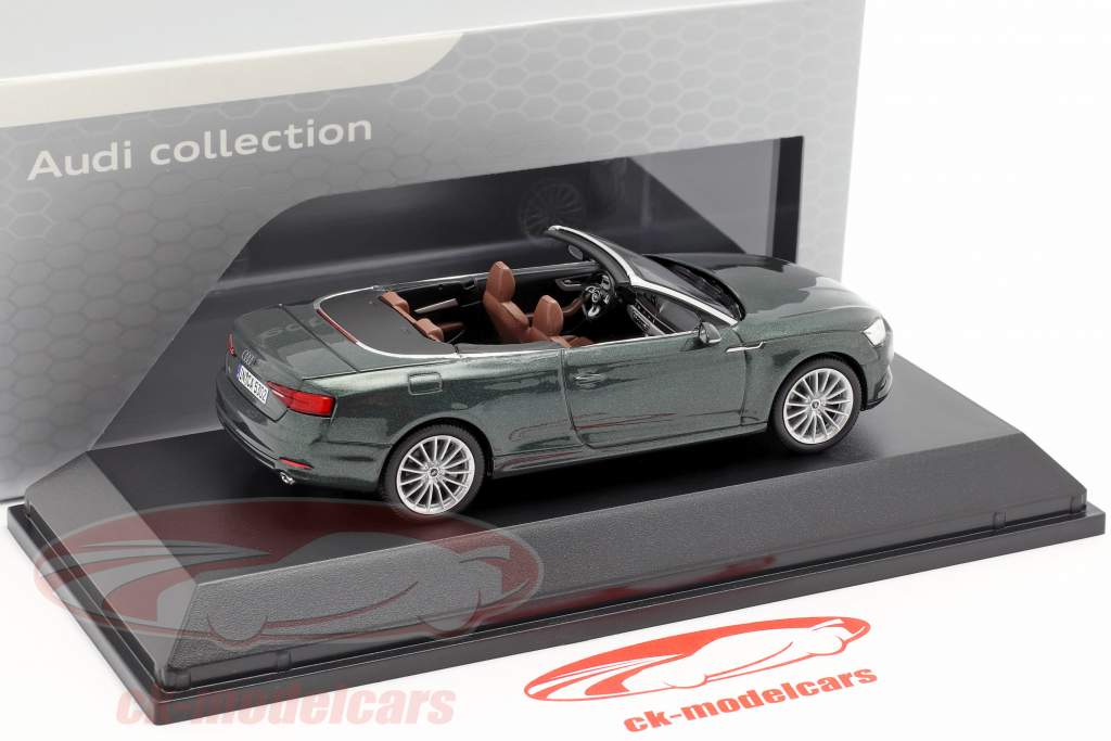 Audi A5 Cabriolet 築 2017 ゴットランド島の緑 1:43 Spark