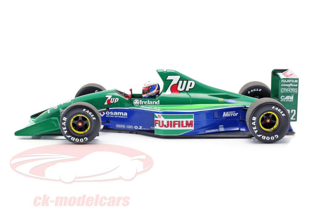 Bertrand Gachot Jordan 191 #32 6e Brits GP F1 1991 1:18 Minichamps