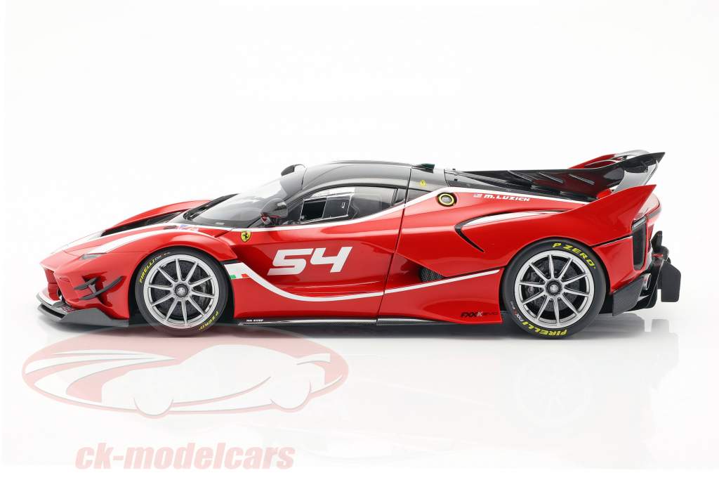 Ferrari FXX-K Evo #54 ano de construção 2017 corsa vermelho 1:18 BBR