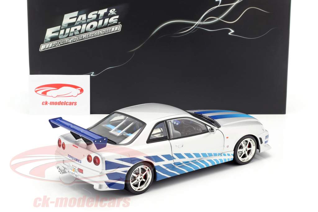 Greenlight 1:18 2 Fast 2 Furious Brian's Nissan Skyline GT-R