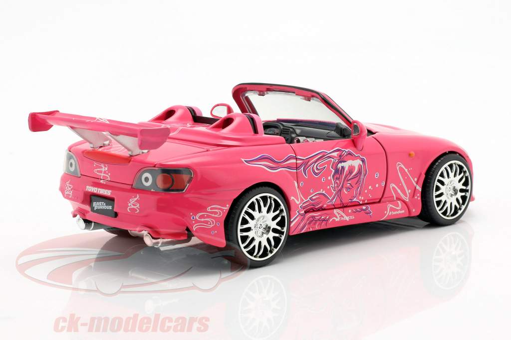 Suki's Honda S2000 2 Fast 2 Furious 2003 pink 1:24 Jada Toys