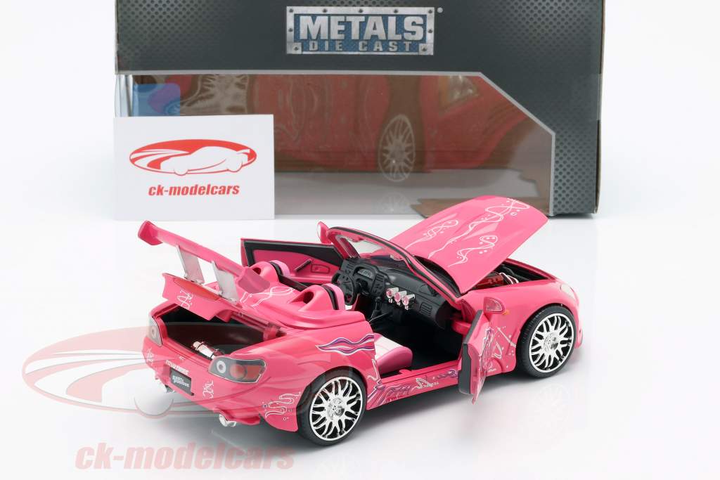 Suki's Honda S2000 2 Fast 2 Furious 2003 pink 1:24 Jada Toys