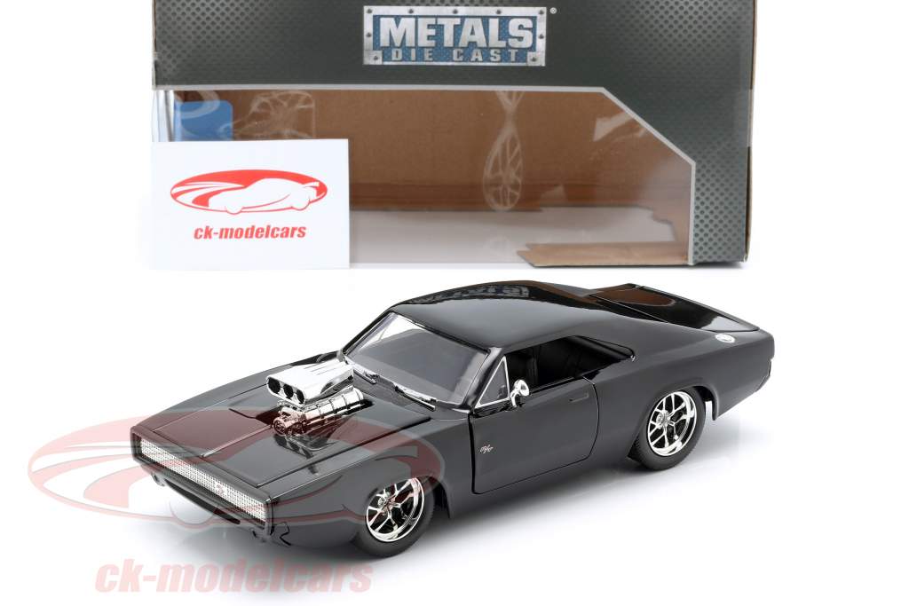 Dodge Charger R/T Year 1970 Fast and Furious 7 2015 black 1:24 Jada Toys