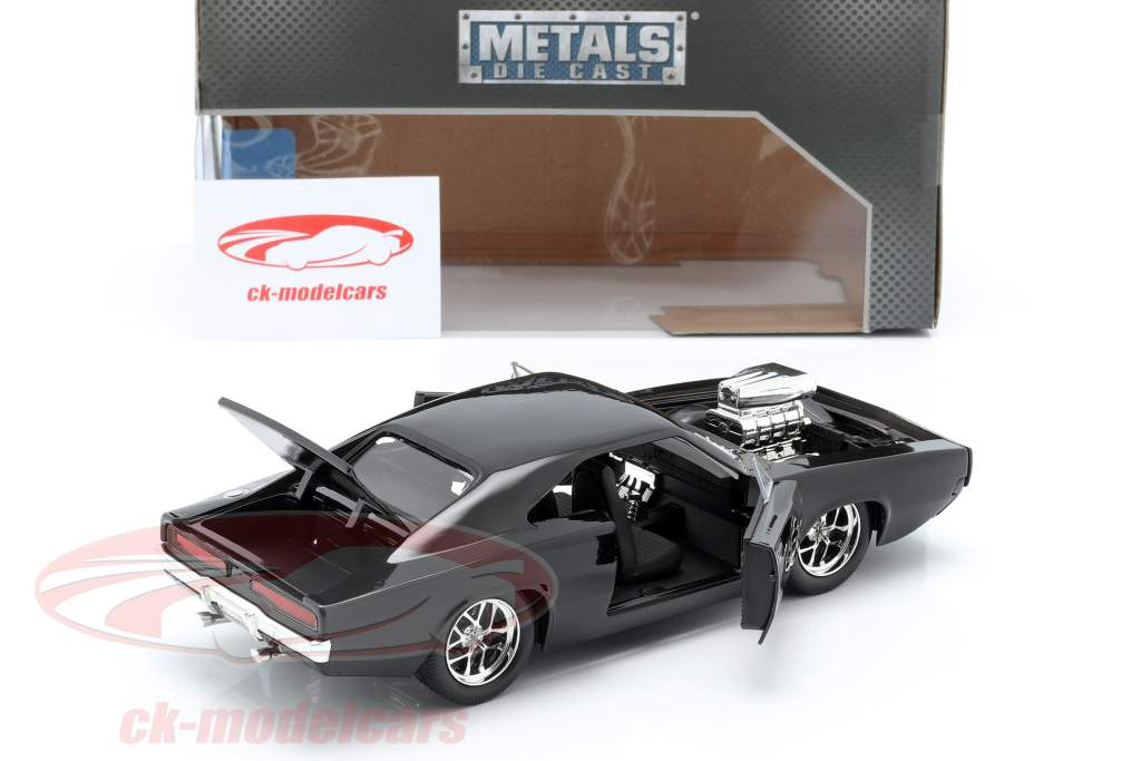 Dodge Charger R/T Year 1970 Fast and Furious 7 2015 black 1:24 Jada Toys