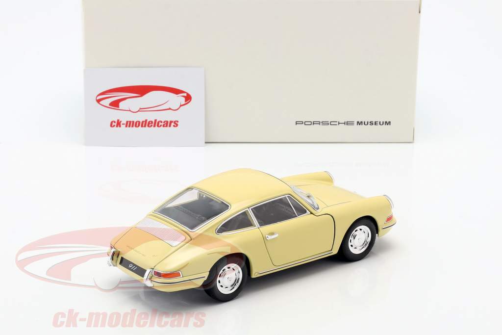 Porsche 911 Opførselsår 1964 gul 1:24 Welly