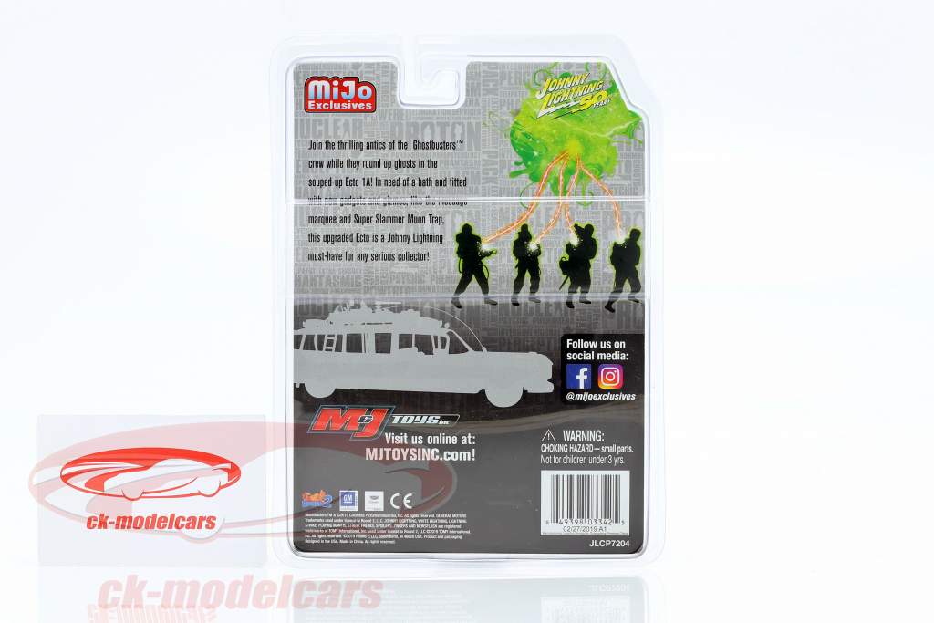 Cadillac Eldorado Ecto 1A 1959 Dirty Version película Ghostbusters II (1989) 1:64 JohnnyLightning