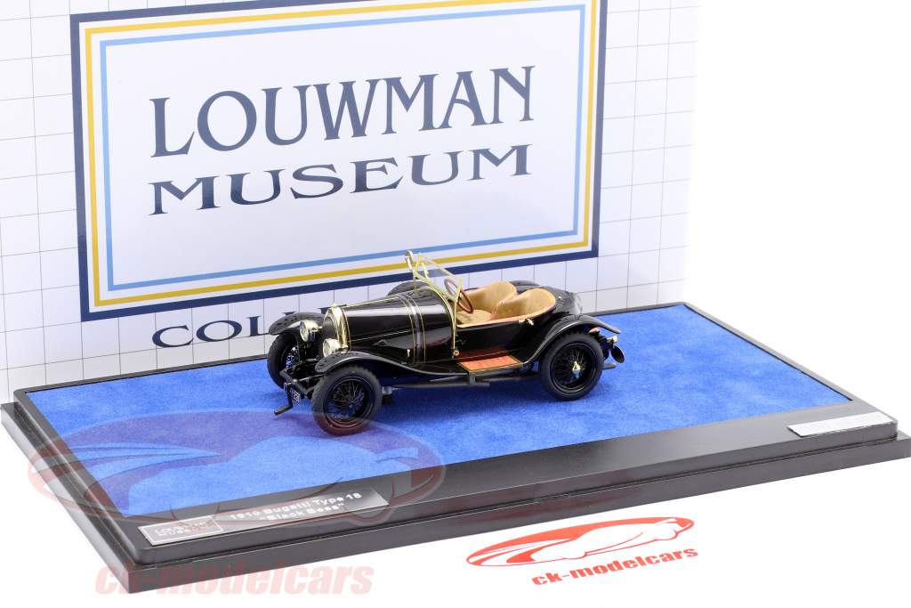 Bugatti 18 Black Bess Opførselsår 1910 sort 1:43 Matrix