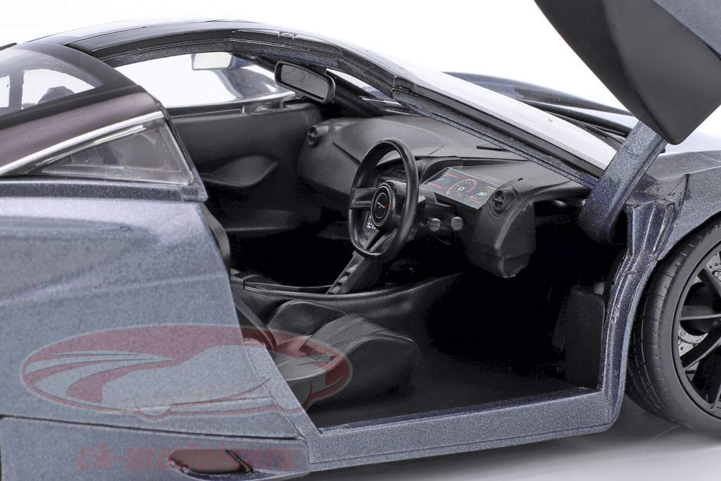 Shaw's McLaren 720S フィルム Fast & Furious Hobbs & Shaw (2019) グレー メタリック 1:24 Jada Toys