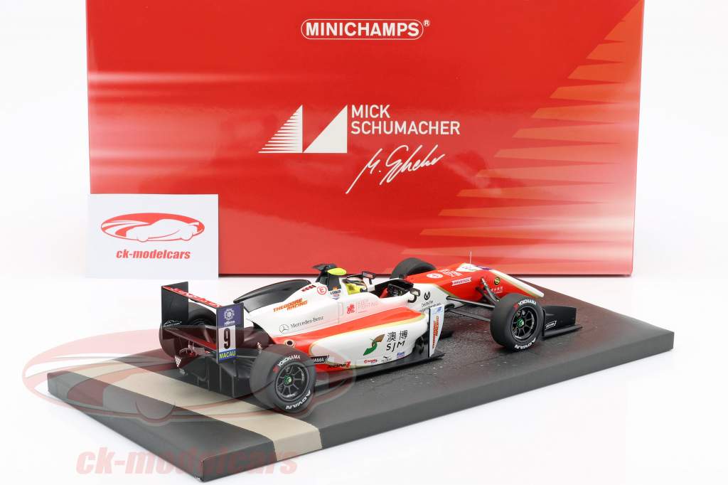 Mick Schumacher Dallara F317 #9 5th Macau GP 2018 1:18 Minichamps