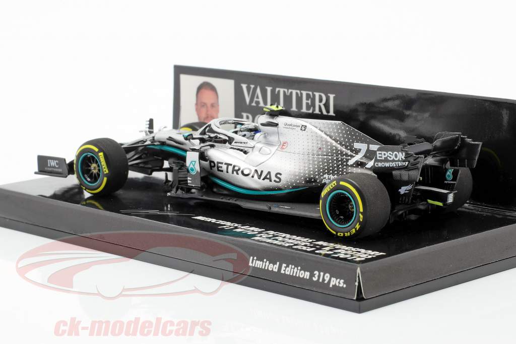 Valtteri Bottas Mercedes-AMG F1 W10 #77 Winner United States GP F1 2019 1:43 Minichamps