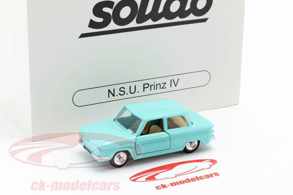 NSU Prinz IV ano de construção 1961 turquesa 1:43 Solido