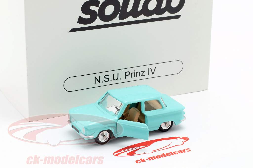 NSU Prinz IV ano de construção 1961 turquesa 1:43 Solido