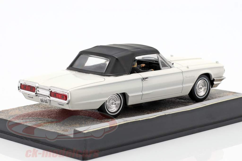 フォードサンダーバードカージェームズボンド映画のゴールドフィンガーホワイト1時43分モデルIxo