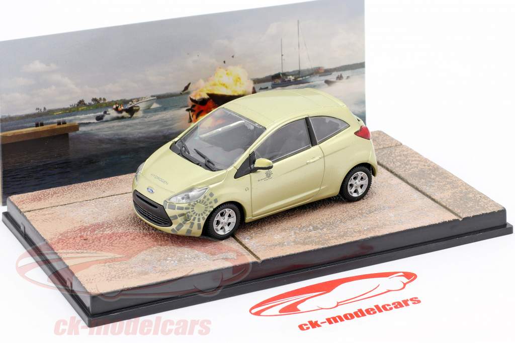 慰めカーモデルIxo金1:43フォードKaのジェームズ·ボンド作品量子