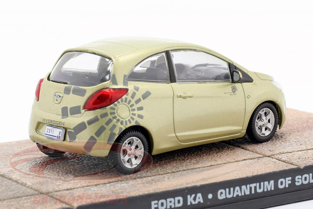 慰めカーモデルIxo金1:43フォードKaのジェームズ·ボンド作品量子