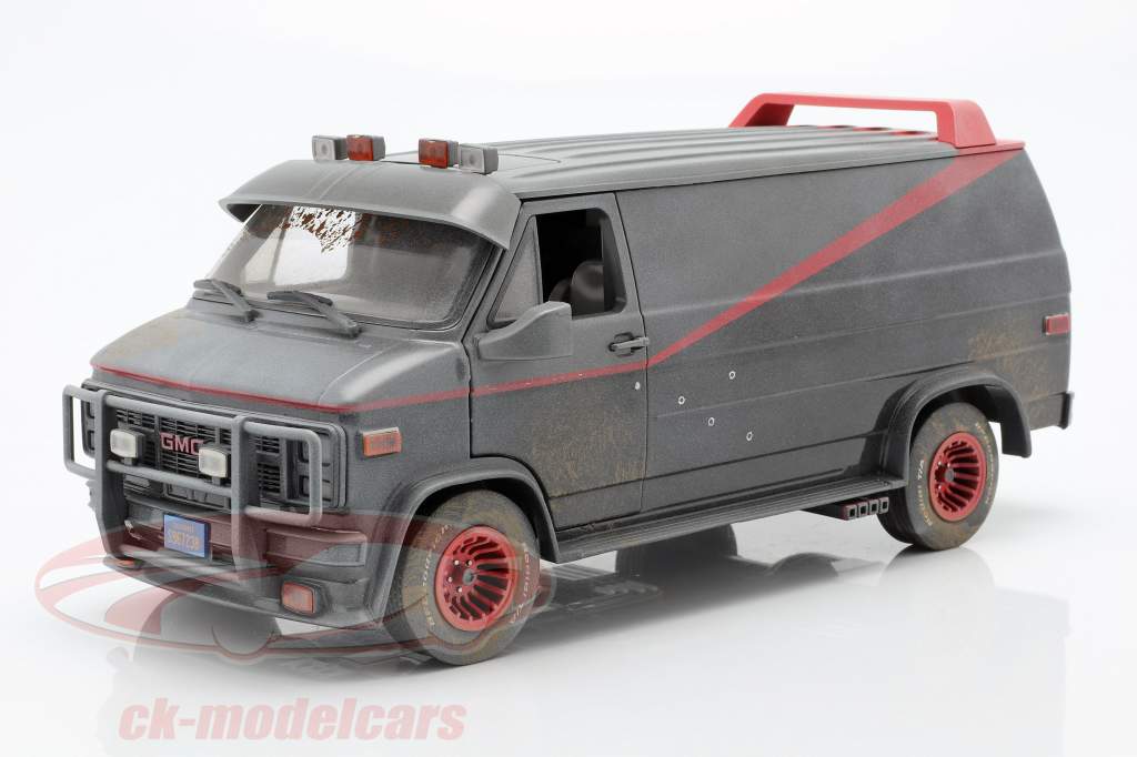 B.A.'s GMC Vandura Dirty Version 1983 serie TV il A-Team (1983-87) 1:18 Greenlight