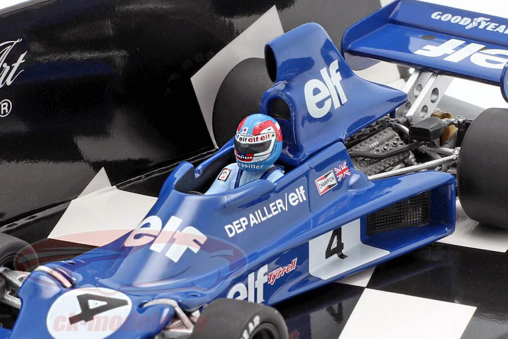 Patrick Depailler #4 Tyrrell Ford 007 Formula 1 1975 1:43 Minichamps