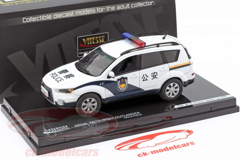 三菱欧蓝德中国警察1:43 Vitesse公司