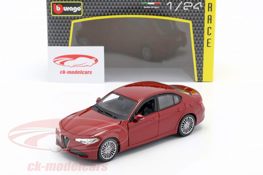 Alfa Romeo Giulia vermelho 1:24 Bburago