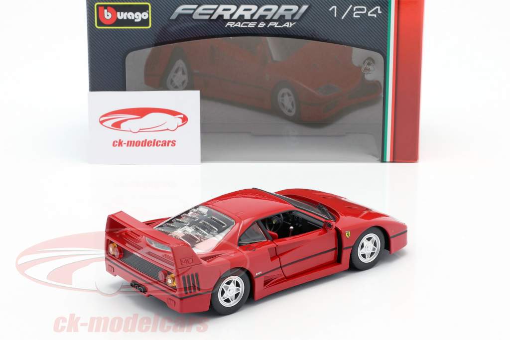 Ferrari F40 Byggeår 1987-1992 rød 1:24 Bburago