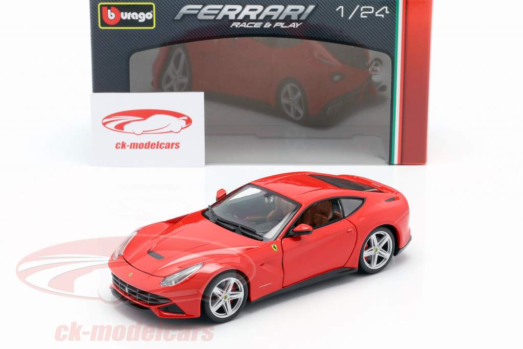 Ferrari F12 Berlinetta vermelho 1:24 Bburago