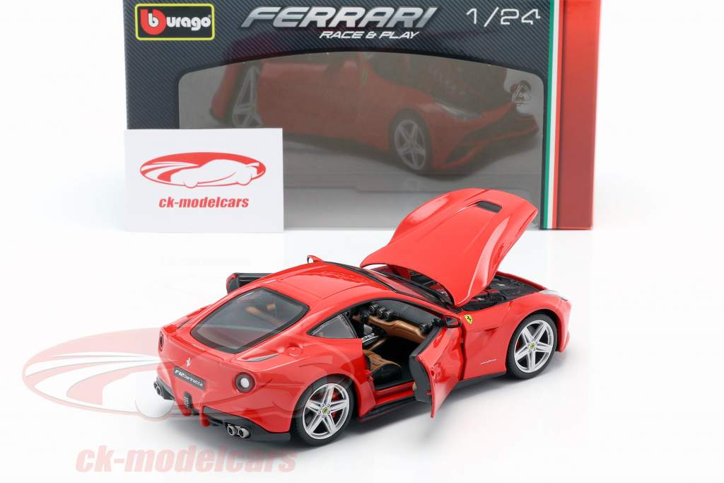 Bburago 1:24 Ferrari F12 Berlinetta 赤 18-26007 モデル 車 18