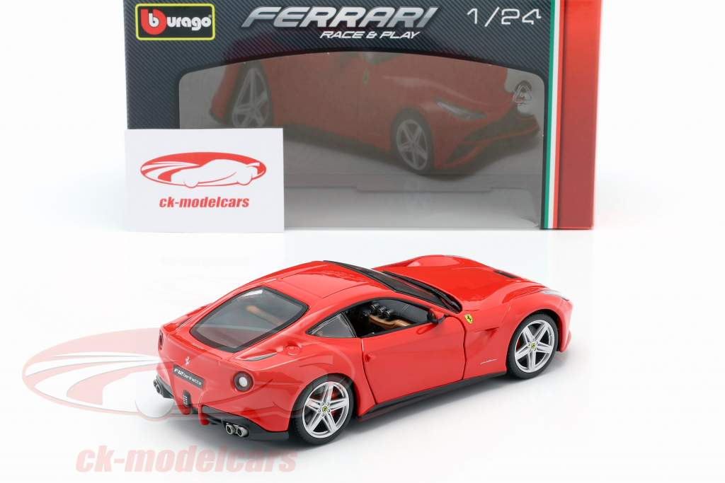 Ferrari F12 Berlinetta rød 1:24 Bburago