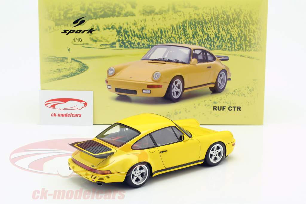 Porsche RUF CTR Yellowbird 1987 amarillo 1:18 Spark