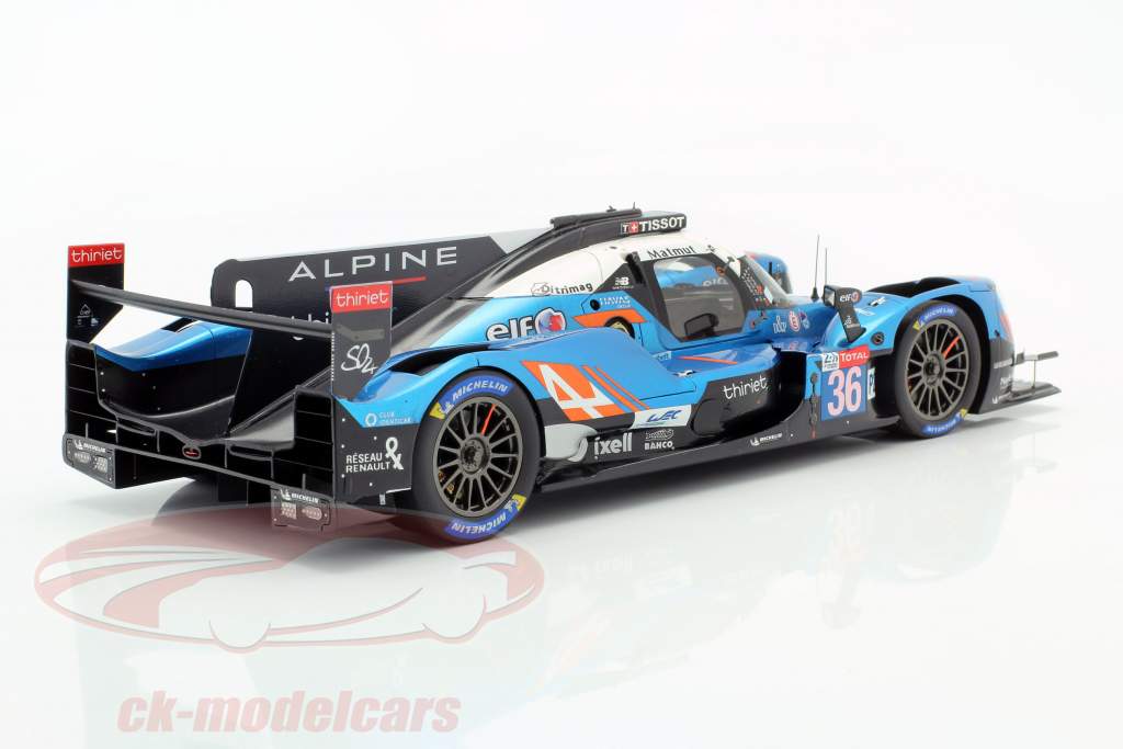 Alpine A470 #36 vincitore LMP2 24h LeMans 2019 Lapierre, Thiriet, Negrao 1:18 Spark