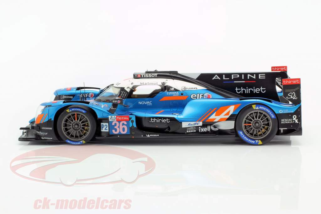 Alpine A470 #36 Vinder LMP2 24h LeMans 2019 Lapierre, Thiriet, Negrao 1:18 Spark