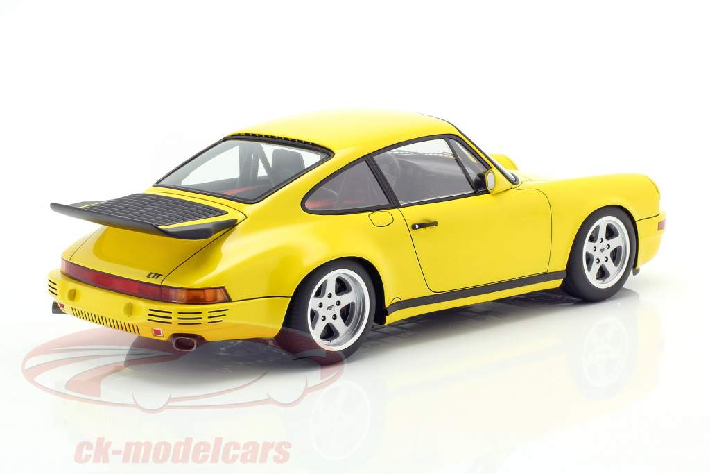 Porsche RUF CTR Yellowbird 1987 jaune 1:18 Spark