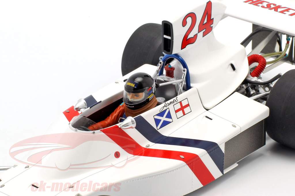 James Hunt Hesketh 308 #24 Winnaar Nederlands GP Formule 1 1975 1:18 Spark