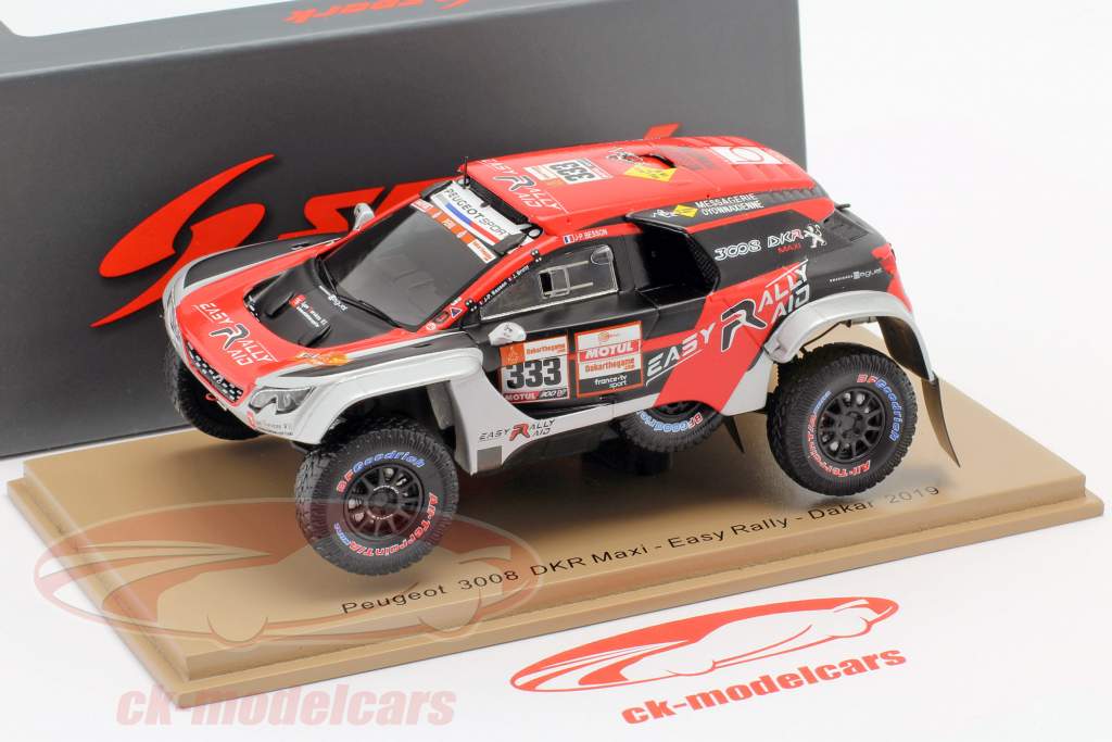 Peugeot 3008 DKR Maxi #333 Rallye Dakar 2019 Besson, Brucy 1:43 Spark