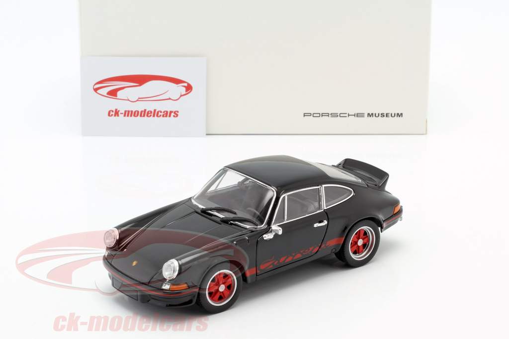 Porsche 911 Carrera RS Año de construcción 1973 negro / rojo 1:24 Welly