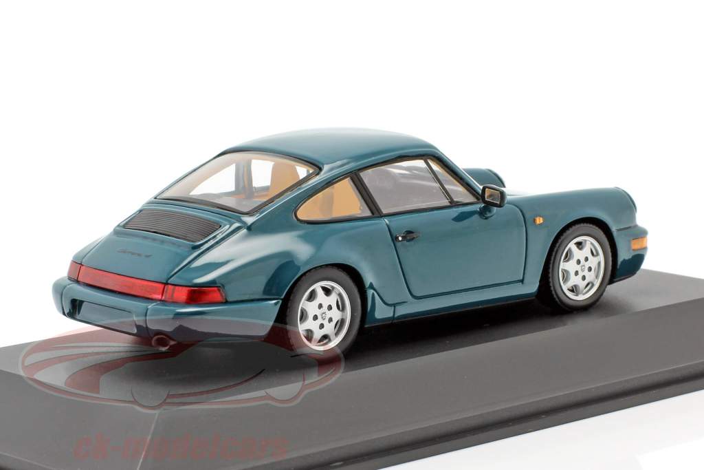 Porsche 911 Carrera 4 (964) Année de construction 1989-1994 amazon vert 1:43 Spark