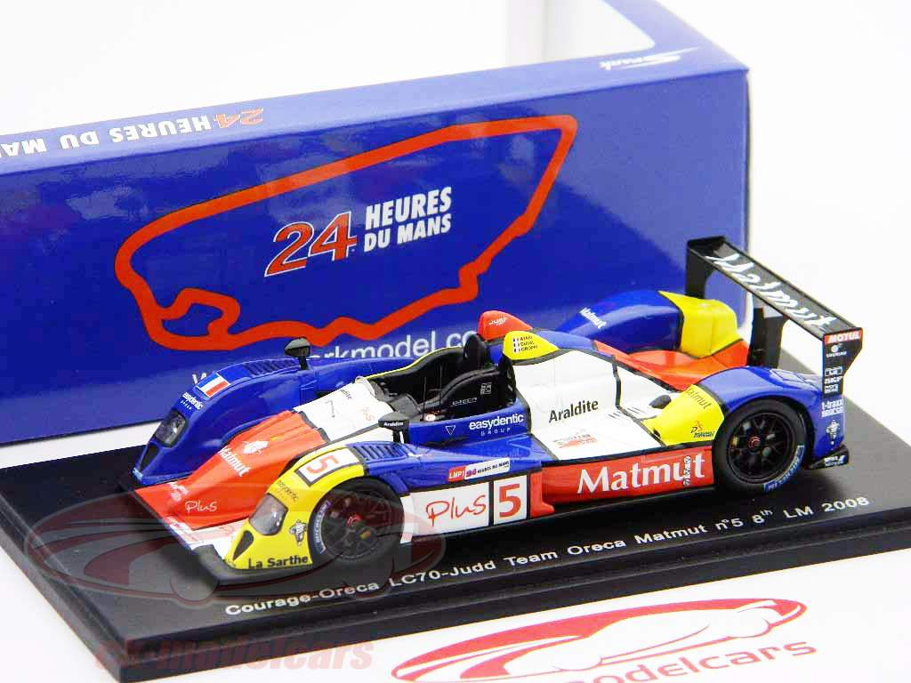 勇气 - 奥雷卡LC70-贾德＃5 8 24小时勒芒2008阿亚里/ Groppi /杜瓦尔1:43星火