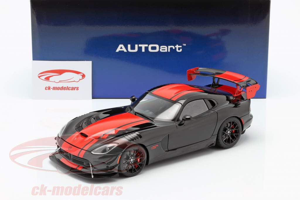 Dodge Viper ACR Anno di costruzione 2017 nero / rosso 1:18 AUTOart