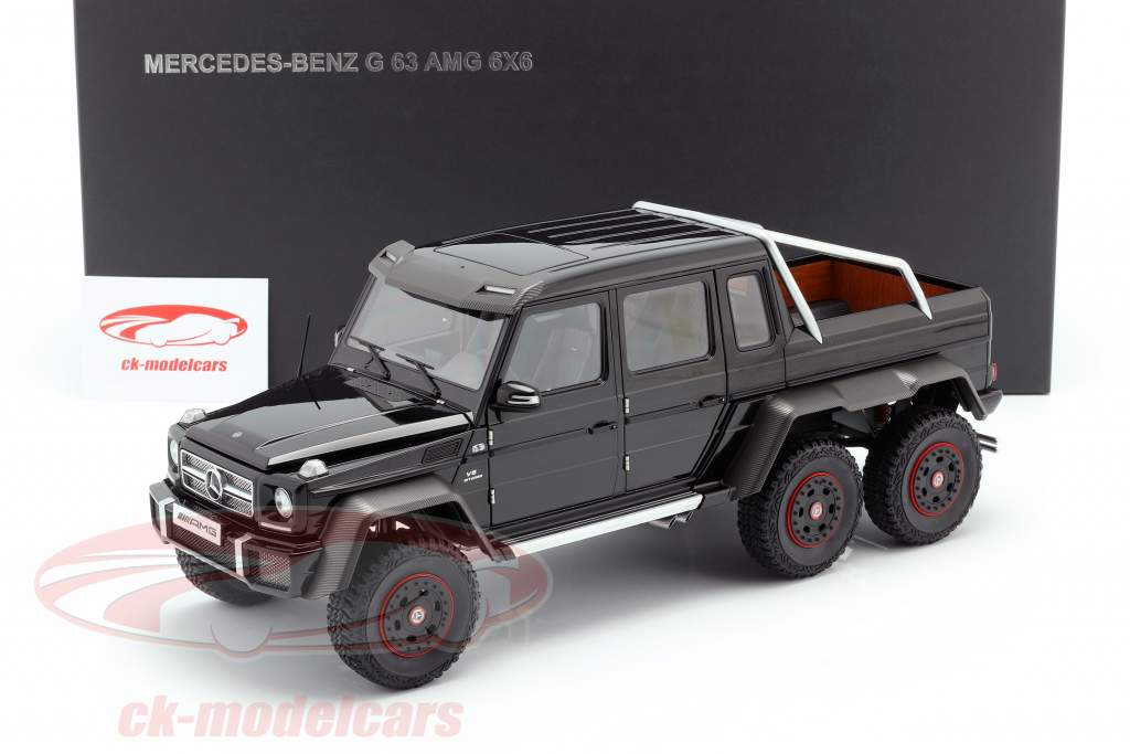Mercedes-Benz G63 AMG 6x6 Baujahr 2013 schwarz glänzend 1:18 AUTOart
