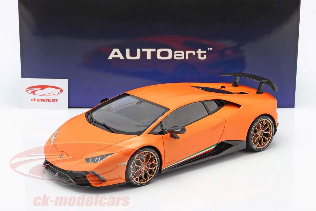 Lamborghini Huracan Performante Byggeår 2017 anthaeus appelsin 1:12 AUTOart