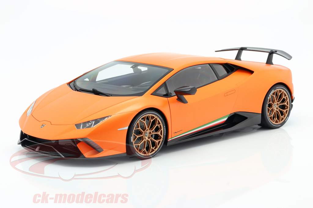Lamborghini Huracan Performante Ano de construção 2017 anthaeus laranja 1:12 AUTOart
