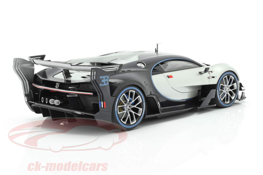 Bugatti Vision GT year 2015 silver / carbon blue 1:18 AUTOart
