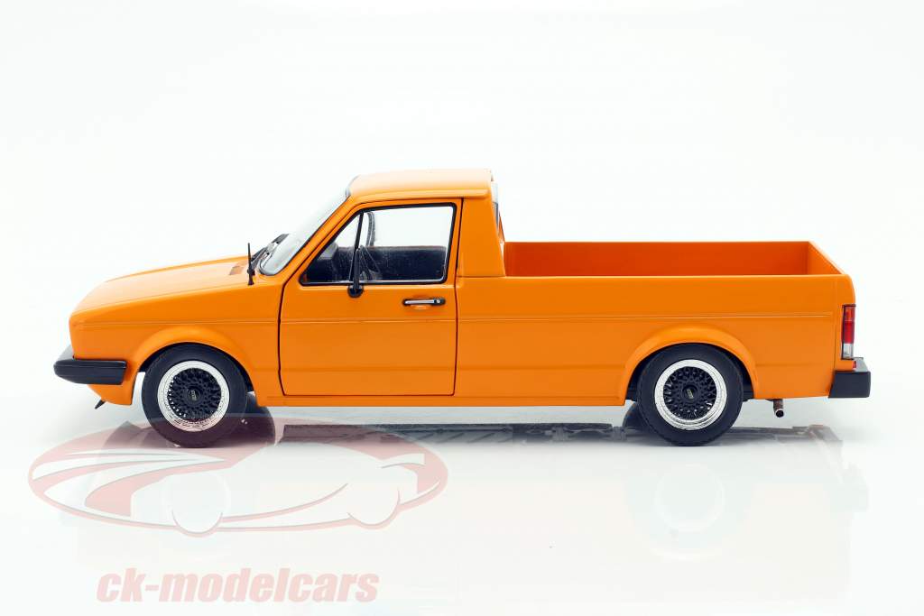 Volkswagen VW Caddy MK1 year 1982 orange 1:18 Solido