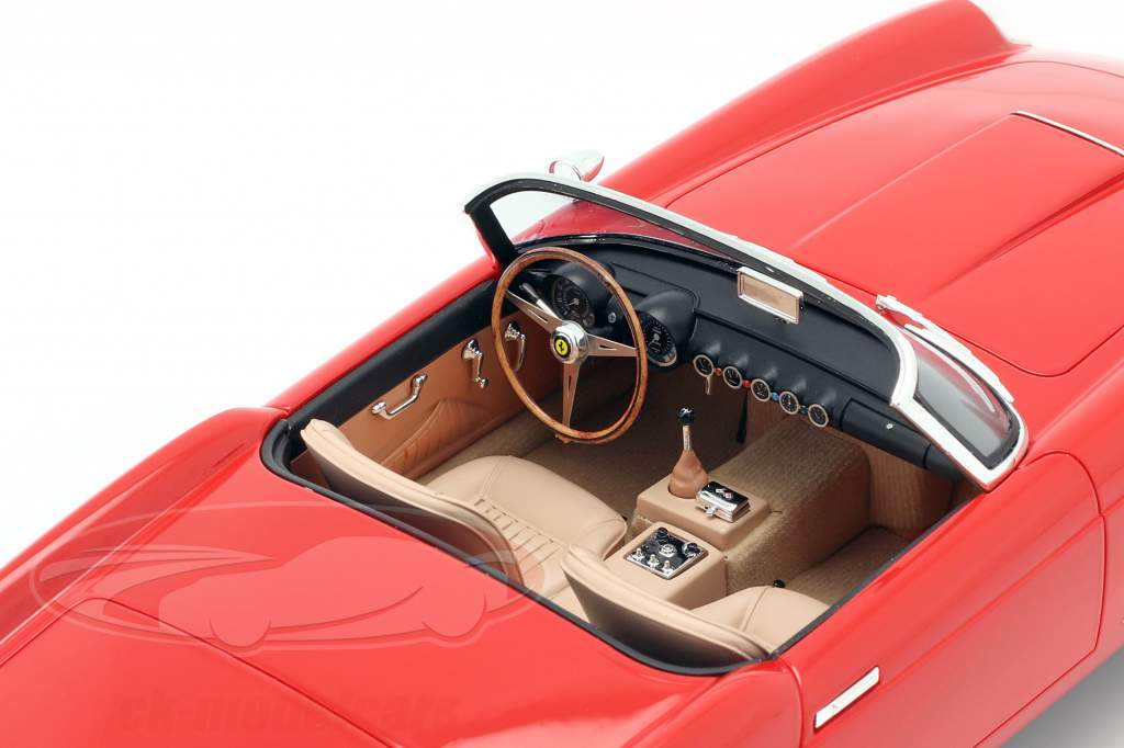 Ferrari 250 GT Cabriolet Series 1 year 1957 red 1:18 Matrix