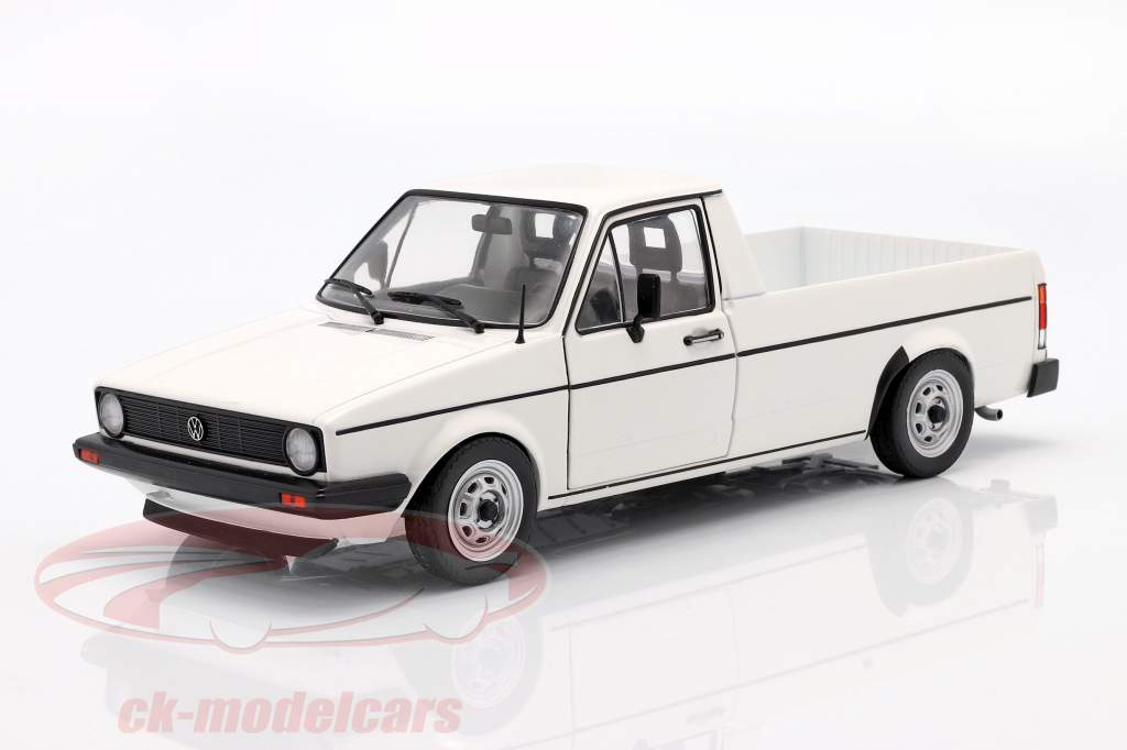 Volkswagen VW Caddy MK1 Ano de construção 1982 branco 1:18 Solido