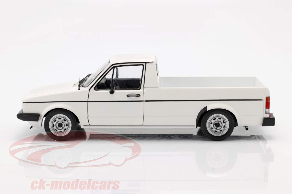 Volkswagen VW Caddy MK1 Ano de construção 1982 branco 1:18 Solido