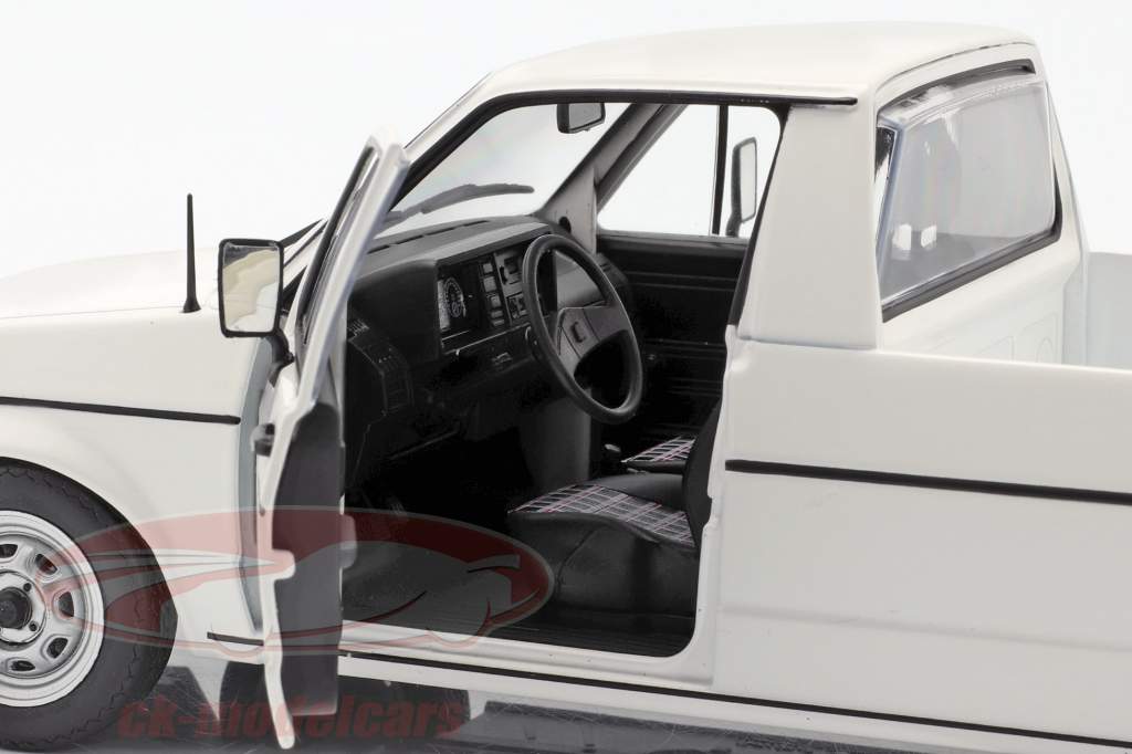 Volkswagen VW Caddy MK1 Ano de construção 1982 branco 1:18 Solido