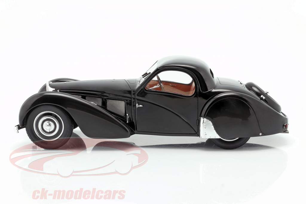 Bugatti T57SC Atalante 建設年 1937 黒人 1:18 Matrix