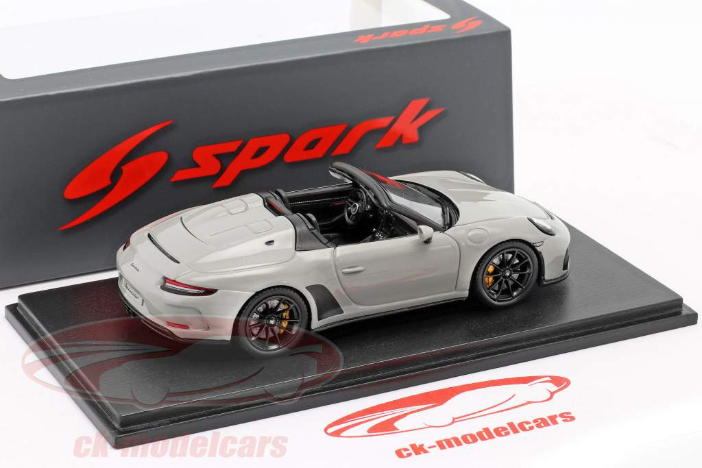 Porsche 911 (991 II) Speedster 2019 grå 1:43 Spark