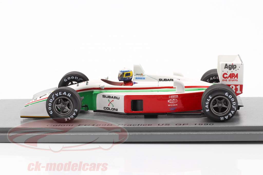 Spark 1:43 Bertrand Gachot Coloni FC189B #31 Practice US GP