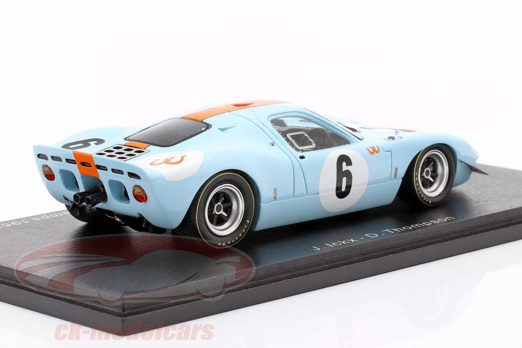 Mirage M1 #6 Winnaar 1000km Spa 1967 Ickx, Thompson 1:43 Spark